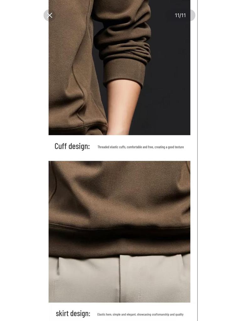 Men's Fleece Zipper Stand Collar Warm Pullover Shirt for Autumn & Winter