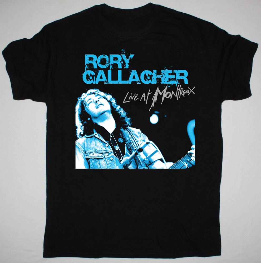 

Rory Gallagher Live At Montreux TShirt Unisex Cotton Tee All Size S4XL AR207 Unisex T-Shirt S