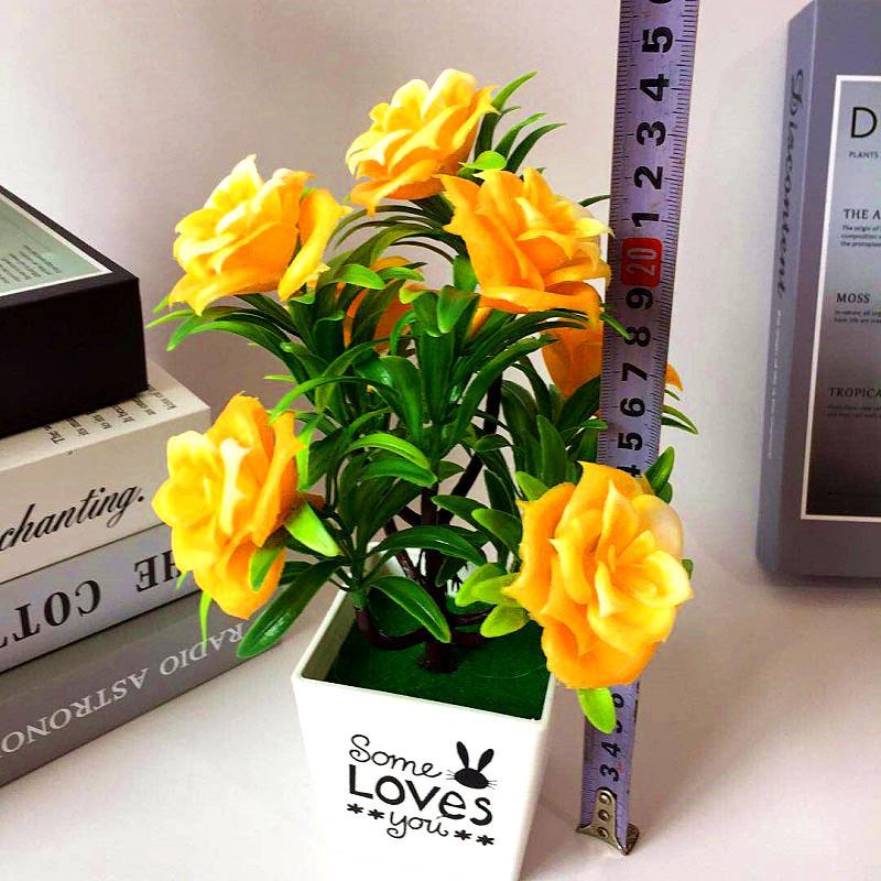 Plant Rose Potted Room Decoration Ornaments For Gift And Decoration Home