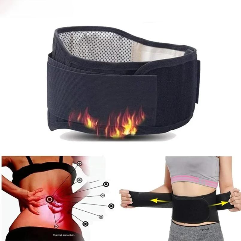 Adjustable Magnets Self-Heating Magnetic Therapy Back And Waist Support Belt Massage Sports Protector Lumbar Brace Band