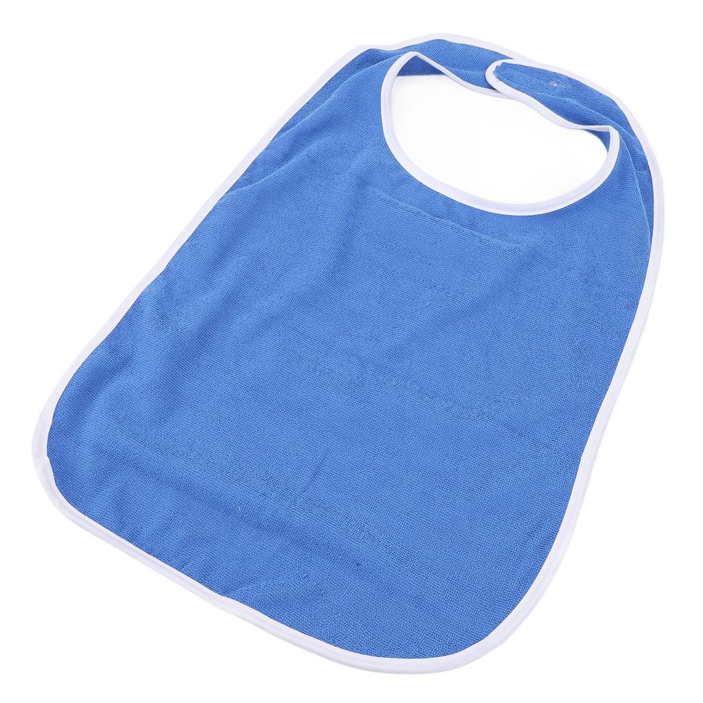 Adult Bib   Hook and   Machine Washable Senior Dining Clothing Protector for Eating Nursing Homes