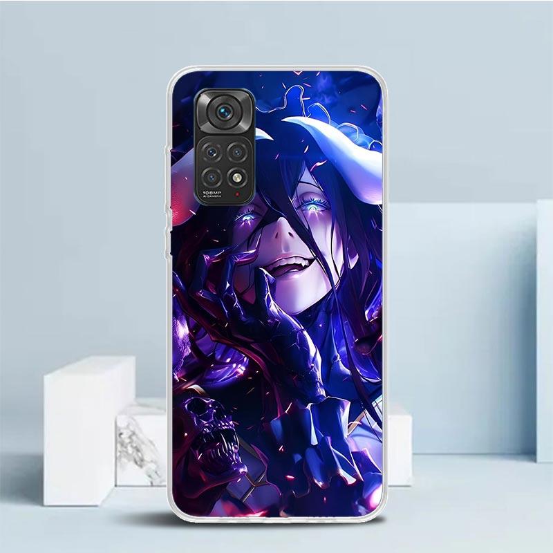 Albedo Overlord Anime Soft Cover for Xiaomi Redmi Note 15 14 13 12 Pro Plus Phone Case 14S 11S 11T 11E 10S 10 4G Pattern Shell R