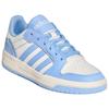 adidas ENTRAP Synthetic Leather, Split Cow Leather Low Top Skateboard Shoes Unisex White Blue KJ5972
