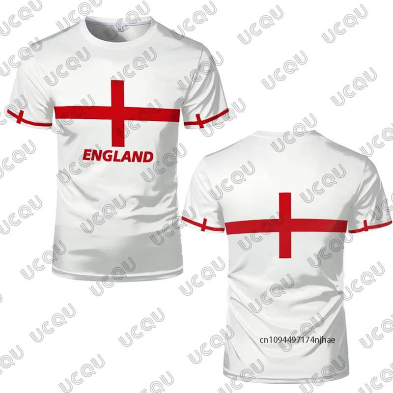 Summer New England Flag Print Football Jersey For Men Women Surfing T-shirt Quick-Drying Sports Kids Tees Casual Oversized Tops