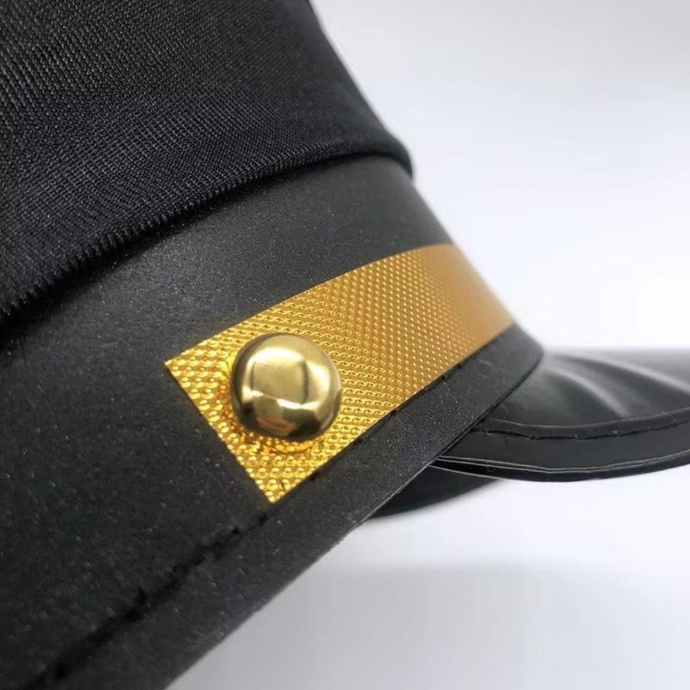 Costume Prop Pilot Hat Men Uniforms Airline Theme Air Force Cap Fancy Dress 3Colors Uniform Pilot Cap Party Cosplay