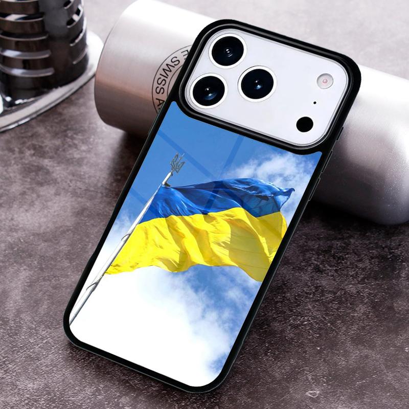 u=kraine Of Flag banner Phone Case For iPhone 17,16e,15,14,13,12,11,Mini,Pro,MAX soft Silicone Cover