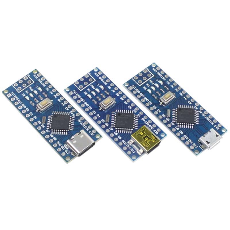 

Mini / Type-C / Micro USB Nano 3.0 із сумісним із завантажувачем Nano контролером для arduino CH340 Драйвер USB 16 МГц ATMEGA328P