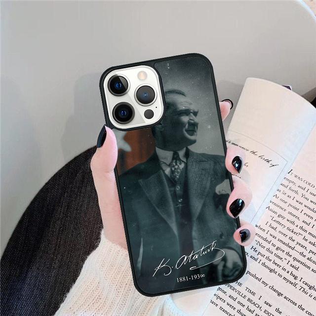 Mustafa Kemal Ataturk Phone Case Cover For iPhone 17 Air 16 15 14 13 12 Pro Max 11 Pro Max Plus Coque Shell