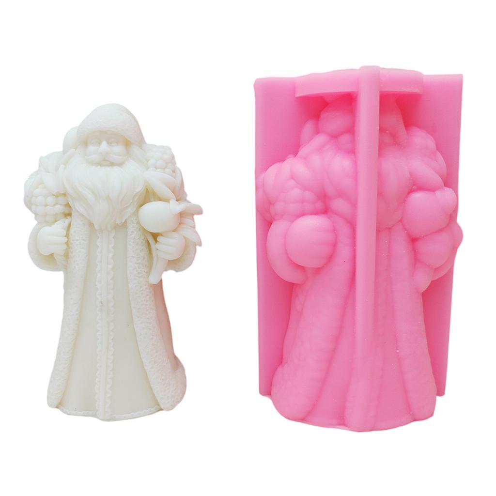 Unique Christmas Sturdy Silicone Mould for Creating Candle and Soaps Home Decoration and Handmade Gifts Daily Use