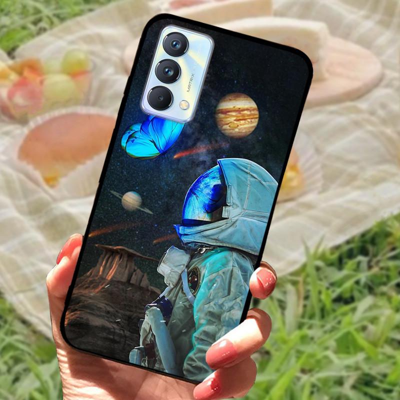 Für Realme GT Master Edition Hülle Marmor bemaltes Cover Weiches Silikon Stoßfeste Handyhülle Für Realme GT Master Hülle Bumper