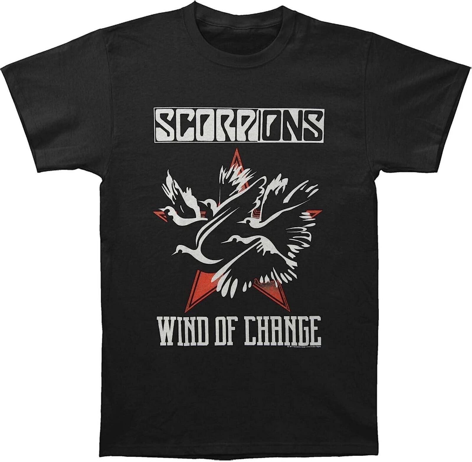 SCORPIONS cd lgo WIND OF CHANGE Official SHIRT XL New crazy world blackout S