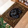 Animal drilling black panther Carpet Rug for Living Room Bedroom Home Sofa Decoration,Kids play Non-slip Floor Mat