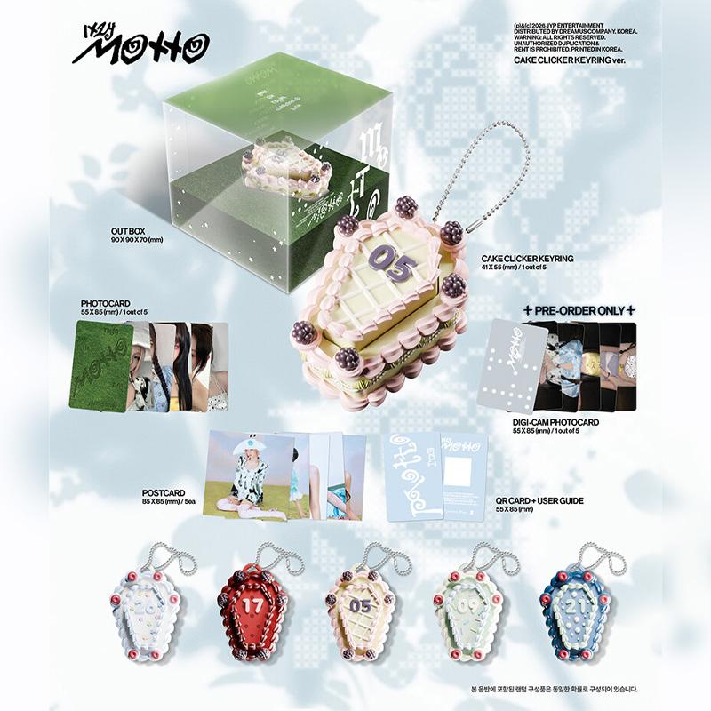 ITZY Motto CAKE CLICKER KEYRING Ver.