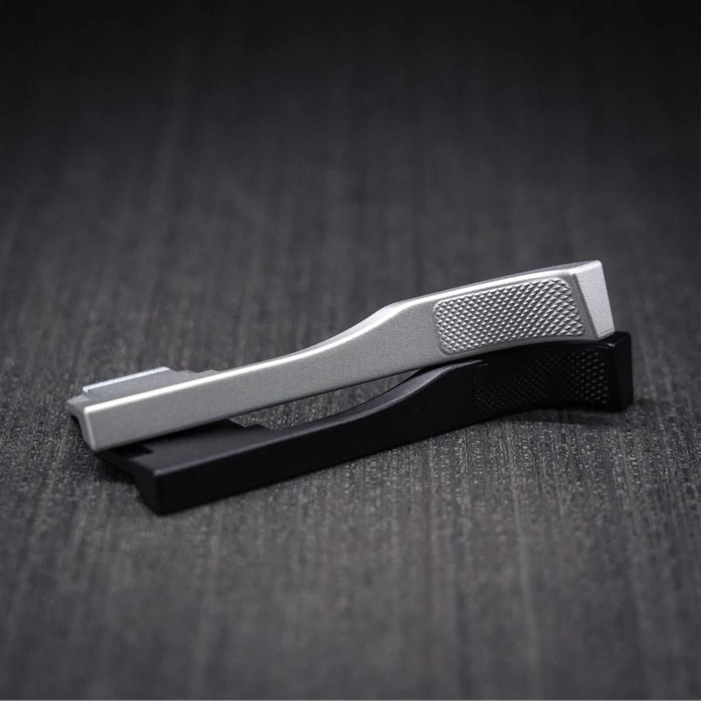 Mâner de prindere cu degetul mare tip Shoe Rece din aluminiu pentru camera Panasonic Lumix S9 Suport pentru cameră Design Ergonomic(Negru)