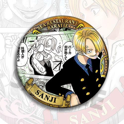 

One Piece Anime Badge Sanji Character Replica Pin Brooch Pendant Shiny Film Button Merchandise Goods Collection Accessories For 58mm