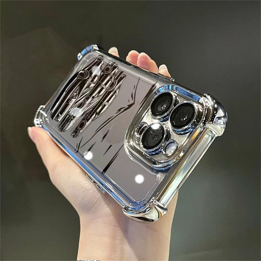 Japanese JDM Drift Car Clear Cover Phone Case for Apple iPhone 16 15 14 Plus 17 Air 16e 13 12 11 Pro Max