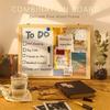 1PC 30x40cm Message Cork Board with Wood Frame Combination Bulletin Magnetic Marker Whiteboard And Drawing Board for Home Office