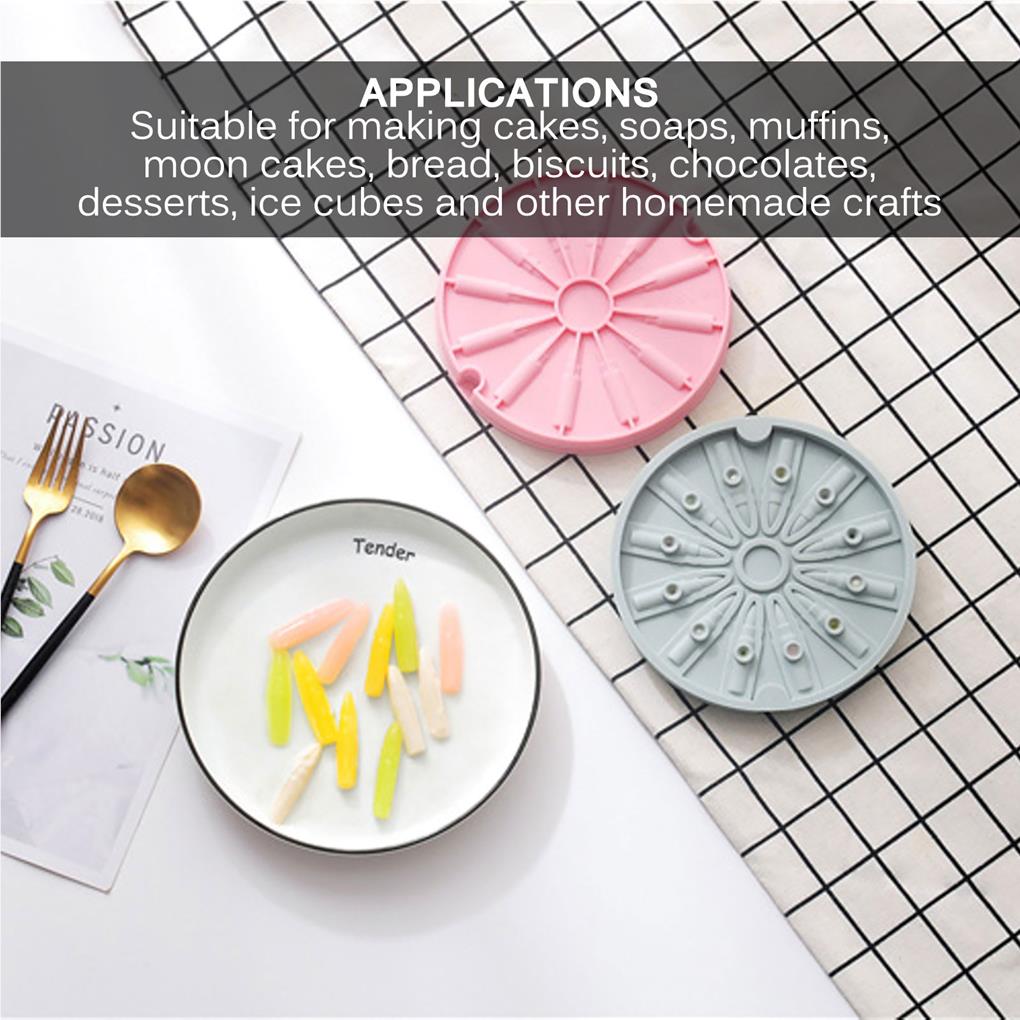 Portable Ice Cube Silicone Mold Fondant Multifunction DIY Sugarcraft Mould Home Reusable Baking Kitchen Gadget Bakeware