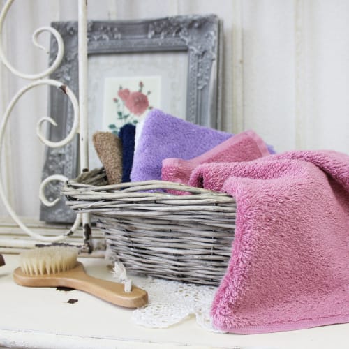 hiorie (Hiorie) Made in Japan Large Face Towels, Approx. 40 x 100 cm, Hotel-Style Towels, Classy, ??Set of 3, Indigo, Fluffy, Premium Extra-Long Stapl