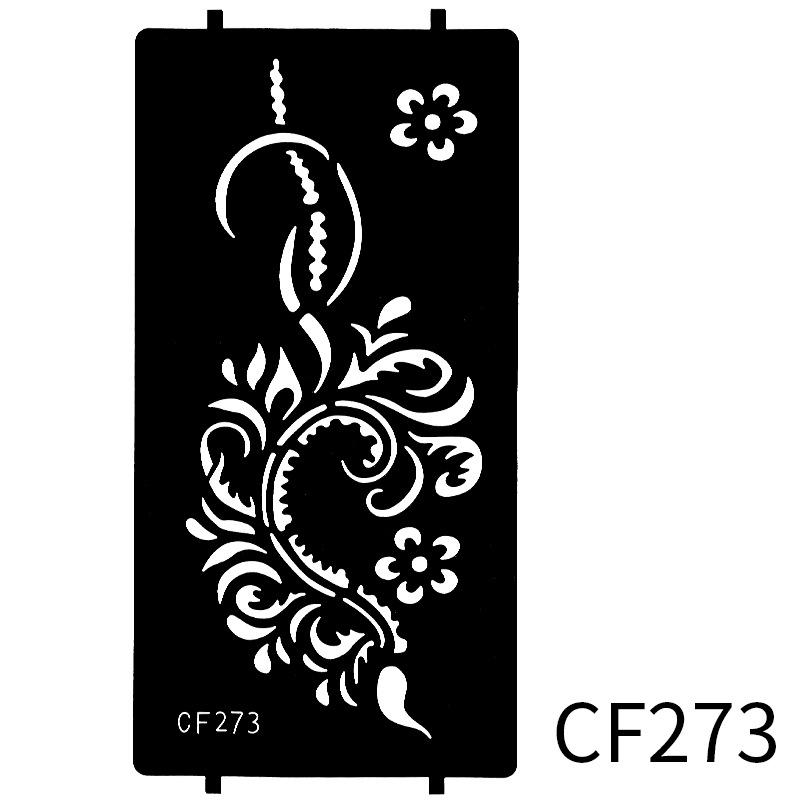 

Красота Наклейка Струйная Наклейка Тату Индийский Полый Шаблон Наклейка Тату 96 * 186Mm (die)