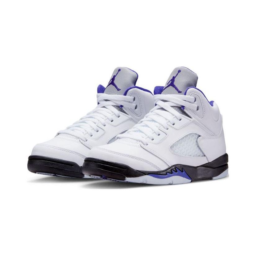 Air Jordan Jordan 5 Retro PS Concord Kids Sneakers White Black Dark-Concord 440889-141