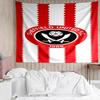 Sheffield United Fc Crest Tapestry, Unique Design Tapestry, Suitable for Bedroom,Livingroom, Playroom,Heartwarming Fan Holiday Gifts