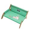 Summer Pet Striped Lounge Chair Cooling Dog Bed Cat Bed Pet Sofa Breathable Detachable Bed Pet Chair For Dog Cat Dog Accessories