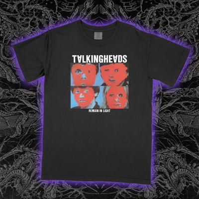 Talking Heads Remain In Light T-Shirt Vintage New Wave Band Graphic Tee Unisex