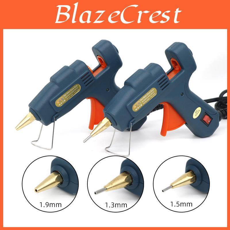 Aperture Hot Small Melt Glue Gun 40w 13mm15mm Nozzle Hot Melt Gun 7mm Glue Sticks Diy Home Craft Repair Tool Mini Glue Gun