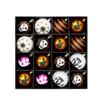 16Pcs/Set Painted Halloween Hanging Ball Pendant Plastic Tree Pendant Ornament  Tree Hanging