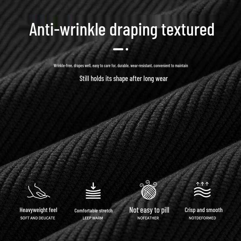 Mark Fairwhale Men's Soft Corduroy Straight-leg Casual Pants