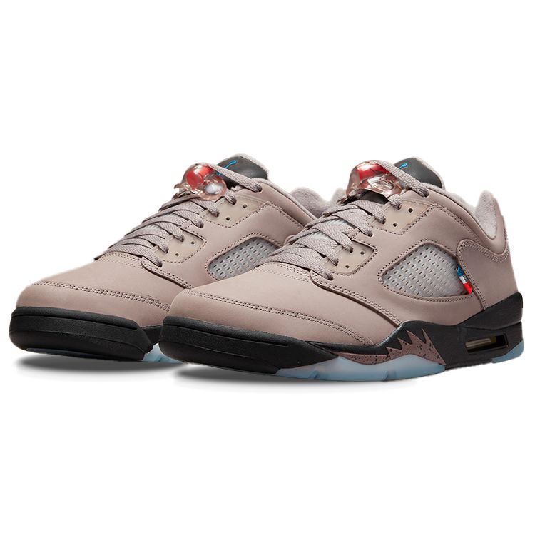Paris Saint-Germain x Air Jordan 5 Retro Low Paname Sneakers Unisex Grigio Pomice Game-Royal DX6325-204