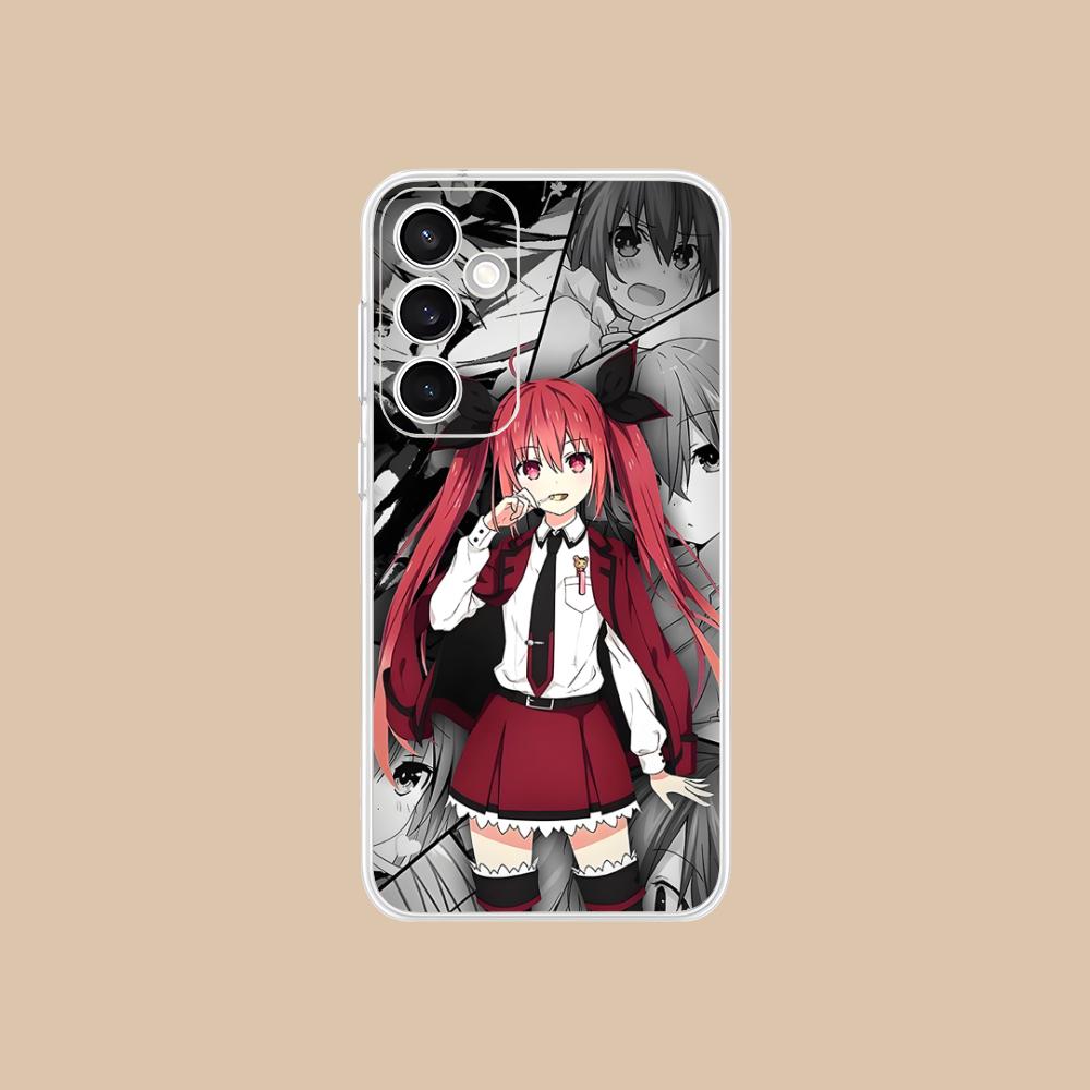 

Date a Live Kotori Itsuka Clear Mobile Phone Case for Samsung Galaxy S25 S24 S23 S22 S21Plus FE Ultra Colorful Cover Galaxy S25