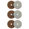 Y5GD 6PCS Multi Grit Diamonds Polishing Pads Resin Bonds Diamonds Polishing Discs For Marble Granites With No Discoloration