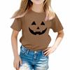 Toddler Girl Boy T-Shirts Halloween Day Kids Top Boys And Girls Printed Short Sleeved T-shirt