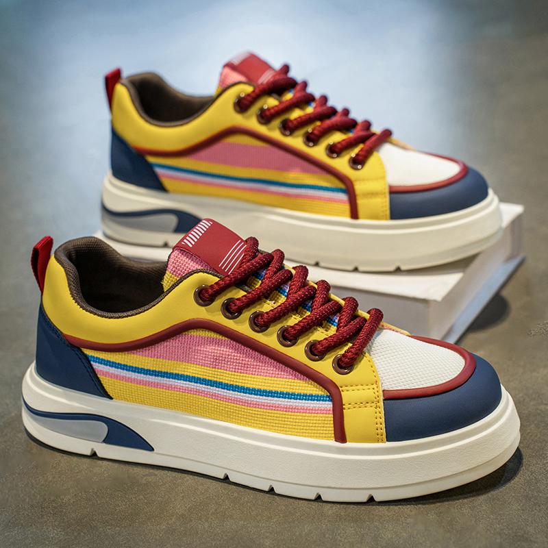 New Men's Classic Four Seasons Fashion Low Top Skateboarding Shoes Comfortable Soft Sole Sneakers