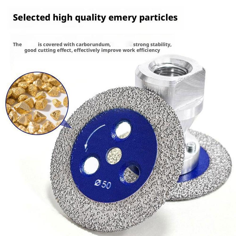 50mm M10 Thread Mini Diamond Saw Blade Stone Carving Disc for Granite Marble Concrete Sandstone Engraving Grinding Wheel