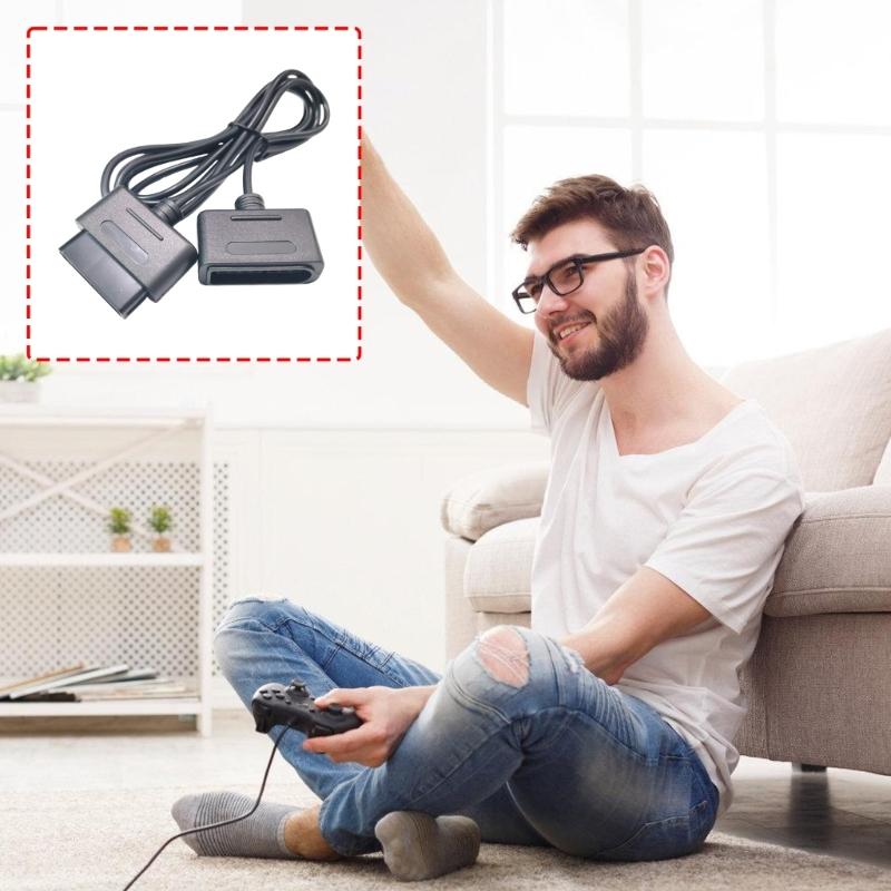 Flexible Consoles Extended Length 1.8 Meter Cable Wire Cord for Controllers Featuring Reinforced Connectors Copper Cores