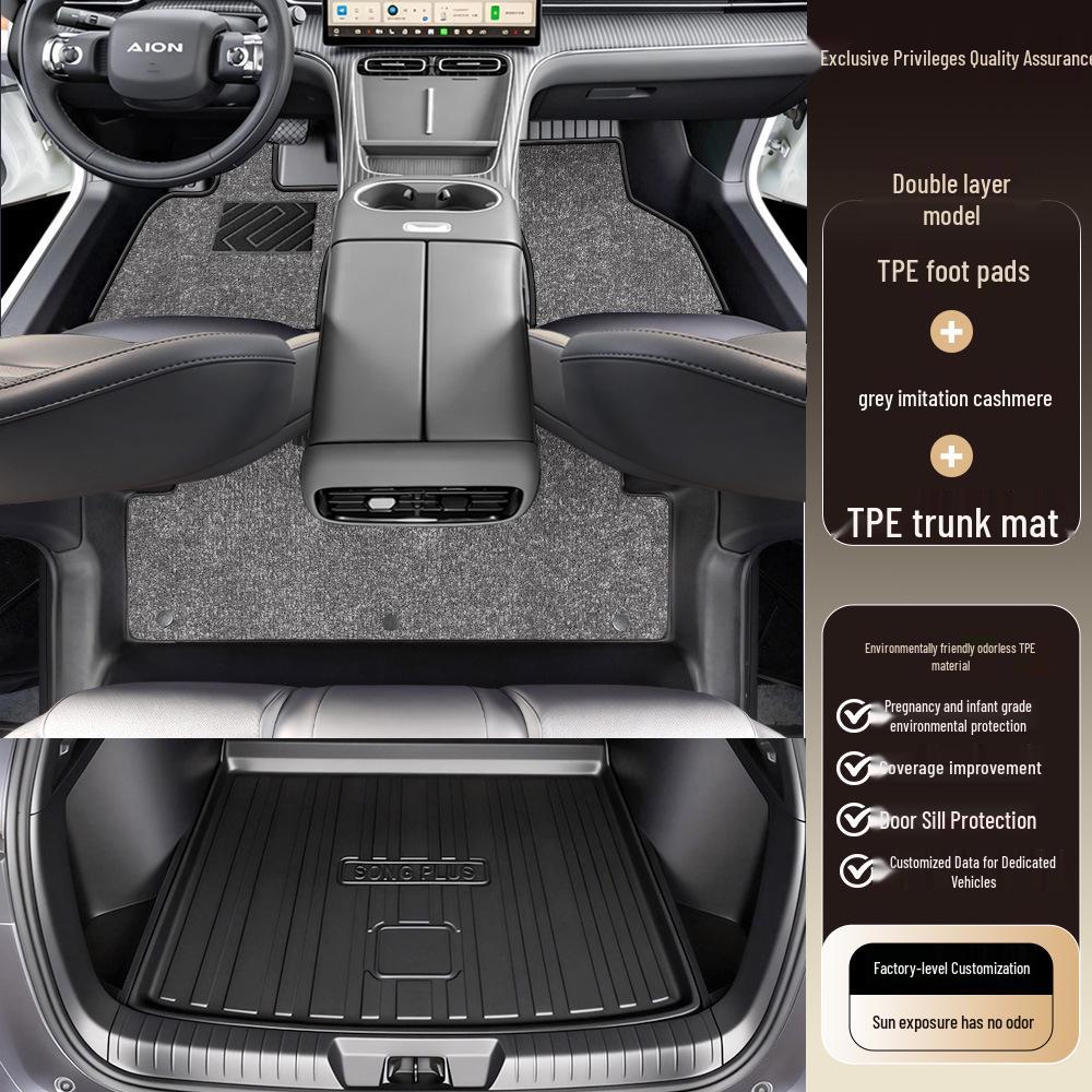 GAC AION i60 TPE Floor Mats: Essential Decorative Accessory for 25 Models