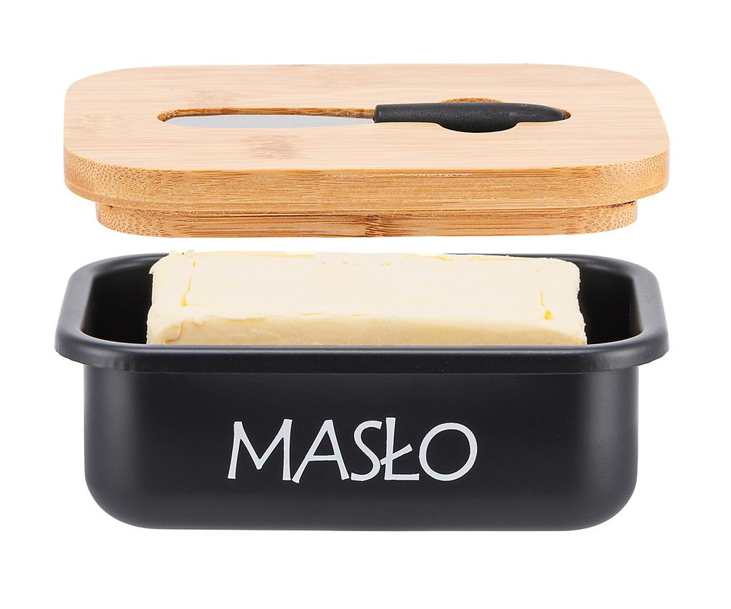 Set Of 3 Kitchen Containers And Butter Dish E-6057