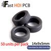 Anti-Interference Ferrite Toroid Core Ni-Zn - High Frequency Common Mode Inductor Ring for Electronic Equipment