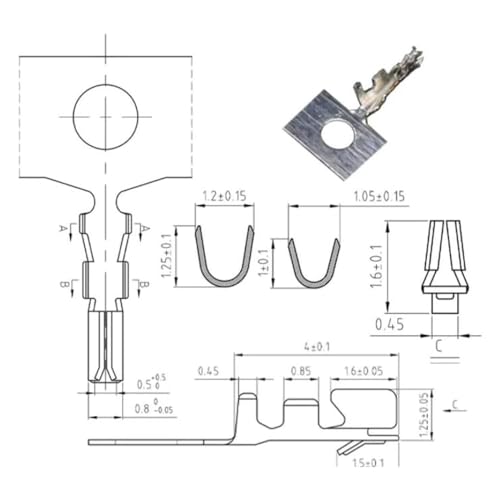 PENGLIN 495pcs JST SH 1.0mm Connector Kit 2/3/4/5/6/7/8/9/10 Pin Housing Connector 1.0mm Pitch JST Adapter for Racing Car Drone SH 1.0mm Connecto