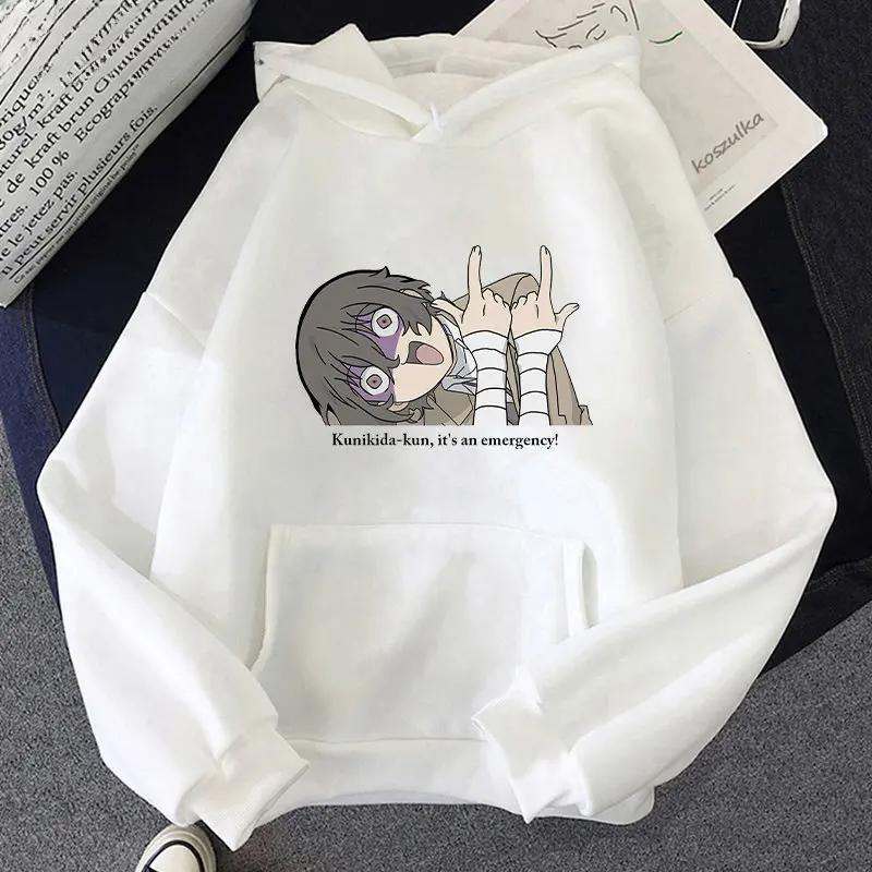 Japan Anime Bungo Stray Dogs Hoodie Dazai Osamu Print Pullover Men Women Fashion Casual HipHop Sweatshirt Harajuku Unisex