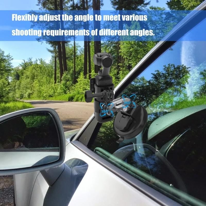 Strong Suction Cup Mount Holder For Sports Device Customizable Position Great For Driving Videos And Content Creation