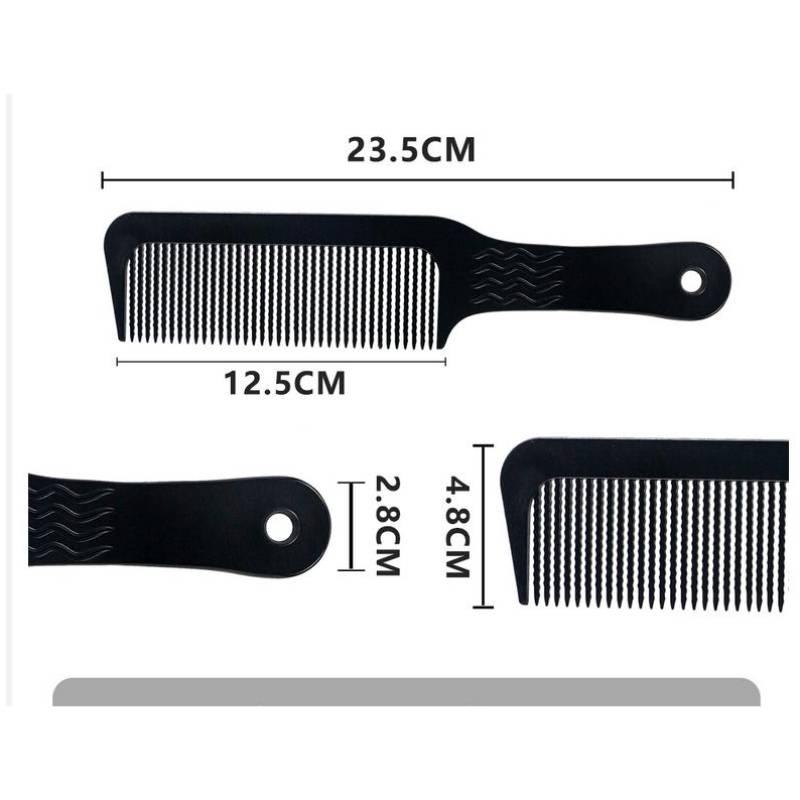 Professional Barber Comb Wide Tooth Detangler Hair Styling Brush Durable Plastic for Salon Haircut
