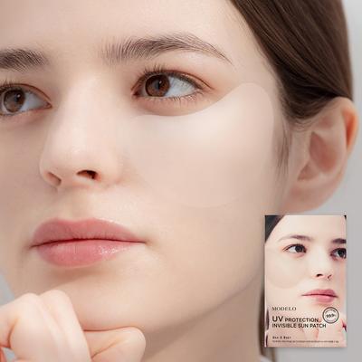 MODELL Transparenter Sonnenschutz-Patch UV-Schutz Golf Gesicht Unter dem Auge UV-Blockierender Patch (1 Set, 5 Portionen) 5g