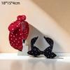 Bow Knot Women's Wide Headband Cross Hair Hoop Headwear Retro Polka Dot Hairband  Hair Accessories