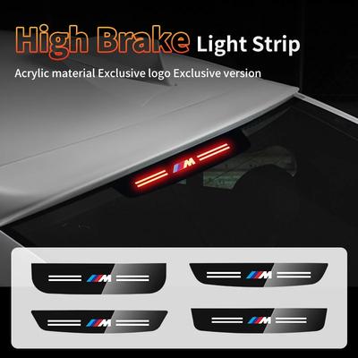 BAFH3 Car Sticker Hot 2026 E90 E60 M Performance Emblem Car High Brake Light Sticker Decor Decal For BMW Performance E46 E90 G11 F