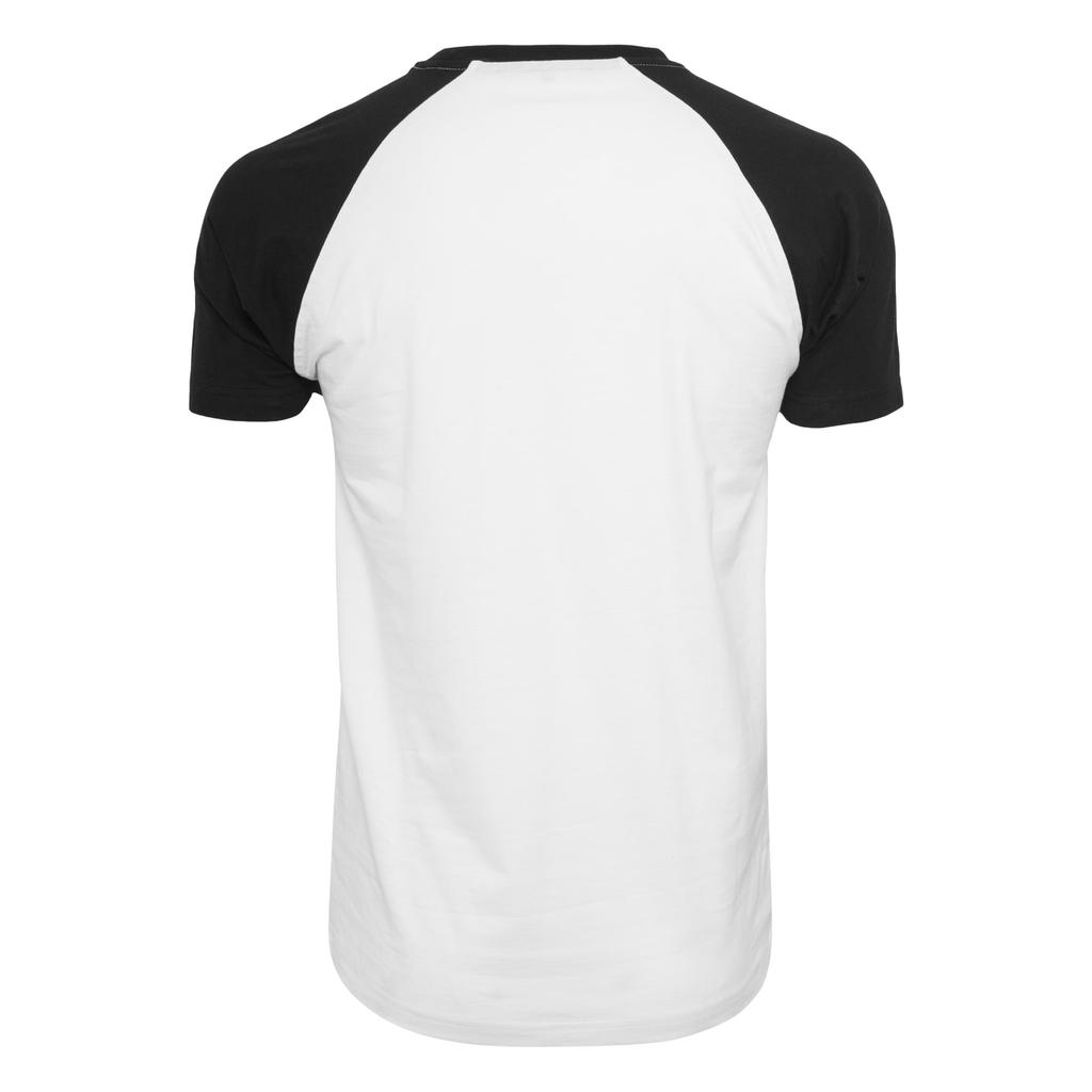 Build Your Brand Mens Raglan Contrast Tee