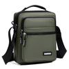 Contemporary Men's Handbag - Refined Oxford Shoulder Bag with Organizational Pockets